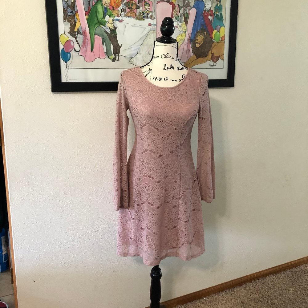 Target Brand Mini Dress with Bell Sleeves